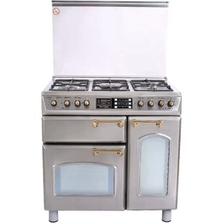 اجاق گاز تاکنوگاز سری رومانو مدل ROMANO L 5B WS GOLD پنج شعله دستگیره طلایی