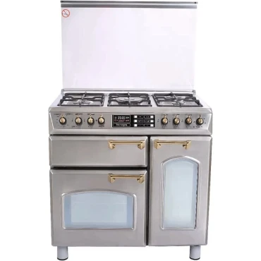 اجاق گاز تاکنوگاز سری رومانو مدل ROMANO L 5B WS GOLD پنج شعله دستگیره طلایی