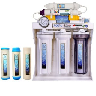 دستگاه تصفیه آب 9 مرحله آکوا مدل JW-09 به همراه فیلتر تصفیه آب کد 3s مجموعه 3 عددی
