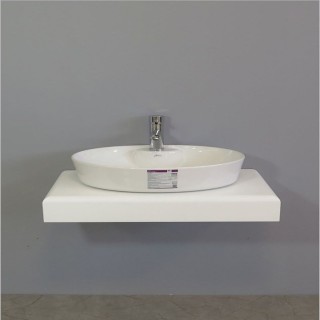 روشویی تک مدل بیضی ژوپیتر شیر دار گاتریا