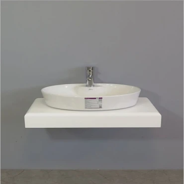 روشویی تک مدل بیضی ژوپیتر شیر دار گاتریا