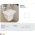 روشویی نیم پایه چینی کرد مدل آرتا ا wall-hung-basin-arta-chini-cord