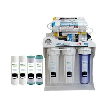 دستگاه تصفیه کننده آب آکوآ اسپرینگ مدل NF - SF4200 به همراه فیلتر تصفیه آب مجموعه 4 عددی