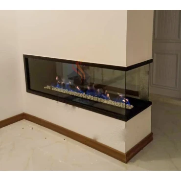 شومینه گازی ۱۰۰سه طرفه