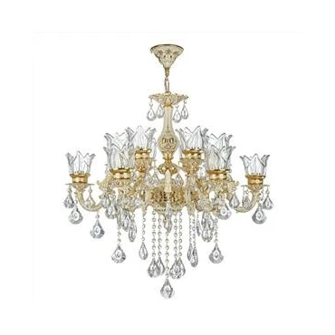 لوستر 12 شعله چشمه نور کد S3700/6-GWT