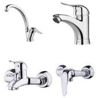 ست چهار تایی شیرآلات دسته اردکی کاتریج 40 برند ایران گروه