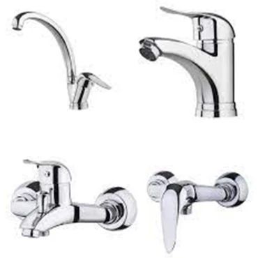 ست چهار تایی شیرآلات دسته اردکی کاتریج 40 برند ایران گروه