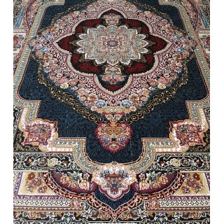 فرش کاشان طرح باغ معلق 440 شانه کد: 40677