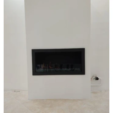 شومینه گازی دیواری بدون قاب 100 gfg2-1-1