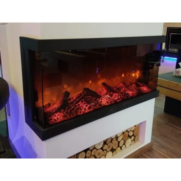 شومینه برقی سه طرفه