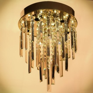 لوسترسقفی شیک دارای ال ای دی - طلایی ا chandelier