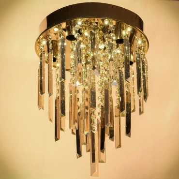 لوسترسقفی شیک دارای ال ای دی - طلایی ا chandelier