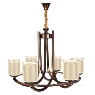 لوستر مدل دو حلقه