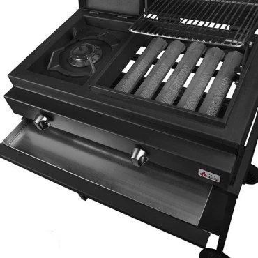 باربیکیو گازی ذغالی پلوپزدار 80 سانتی بوفالو