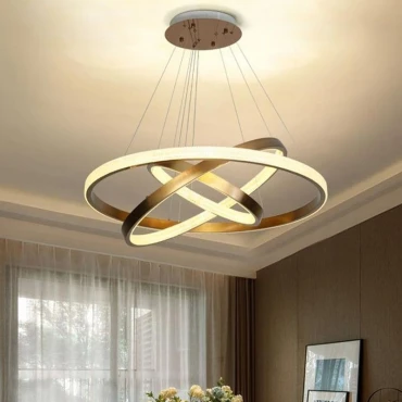 لوستر مدرن طرح کهکشانی (چهارحالته) - مشکی ا PBF370