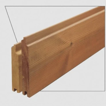ترمووود - پروفیل چوب ترمو لمبه مدل UTS-Size19 با تکنولوژی فنلاند