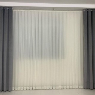 پرده حریر کرپ شاین با کیفیت رنگ شیری و کرم