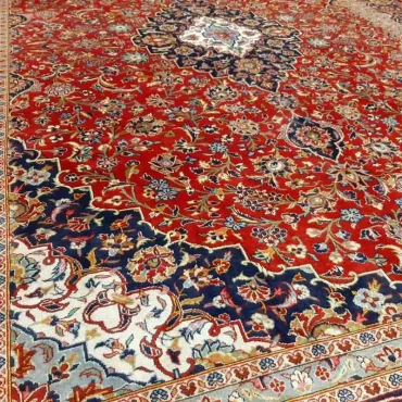 فرش دستبافت کاشان_ابعاد :395*290