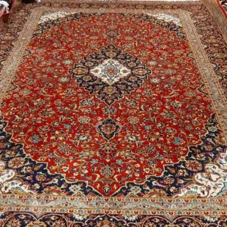 فرش دستبافت کاشان_ابعاد :395*290