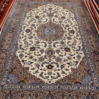 فرش دستبافت کاشان_ابعاد:345*255