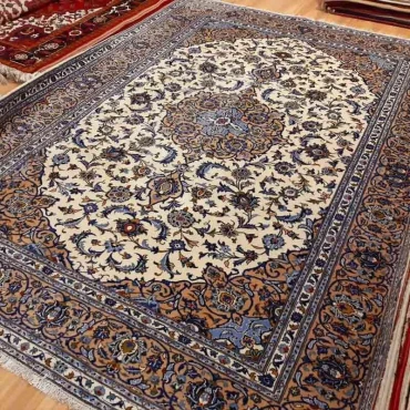 فرش دستبافت کاشان_ابعاد:345*255