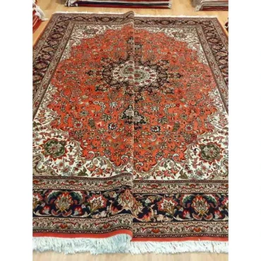 جفت فرش دستبافت تبریز_ابعاد:350*250
