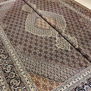 فرش دستباف جفت ۶ متری تبریز ۴۰ رج ماهی دستبافت