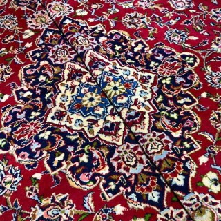 فرش دستباف جفت ۹ متری اردکان لاکی دستبافت