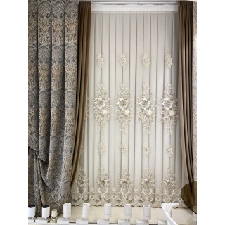 پرده فلت گل برجسته: نوآوری ارتباطی در سالن پذیرایی