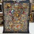 تابلو فرش دستبافت تبریز طرح سلاطین، چله ابریشم و برجسته کاری شده