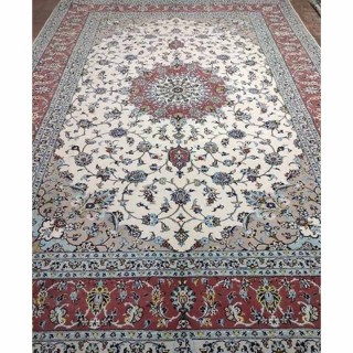 فرش دستباف کاشان ایران (جفت 9 متری طرح تقدیسی)