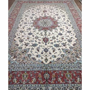 فرش دستباف کاشان ایران (جفت 9 متری طرح تقدیسی)