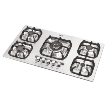 اجاق گاز پنج شعله استیل S 523 میکس پلاس