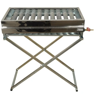 کباب پز10 شعله باپایه متحرک کاکوتی