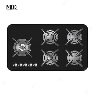 اجاق گاز پنج شعله شیشه ای IG 8503 میکس پلاس