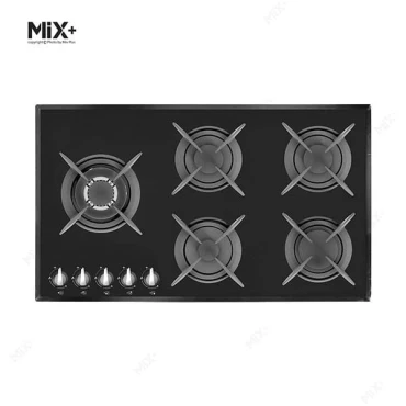 اجاق گاز پنج شعله شیشه ای IG 8502 میکس پلاس