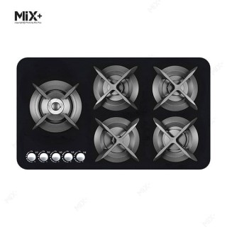 اجاق گاز پنج شعله شیشه ای IG 503L میکس پلاس