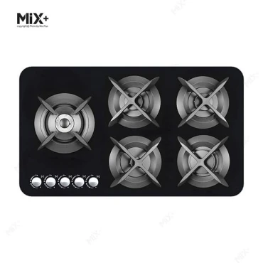 اجاق گاز پنج شعله شیشه ای IG 503L میکس پلاس