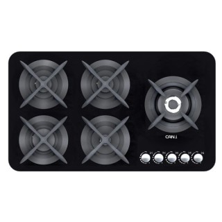 اجاق گاز پنج شعله شیشه ای IG 503R میکس پلاس