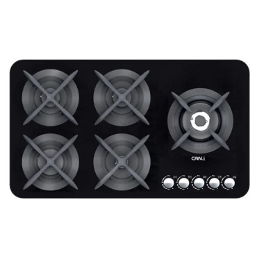 اجاق گاز پنج شعله شیشه ای IG 503R میکس پلاس