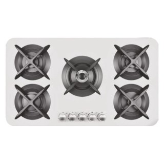 اجاق گاز پنج شعله شیشه ای IG 503W میکس پلاس