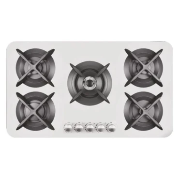 اجاق گاز پنج شعله شیشه ای IG 503W میکس پلاس