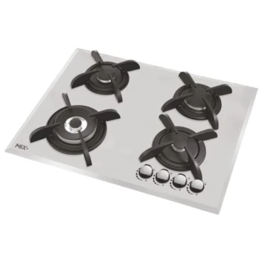 اجاق گاز چهار شعله شیشه ای G 403 W میکس پلاس