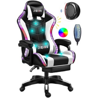 صندلی گیمینگ COOLBABY Gaming Chair LED Light Racing Chair