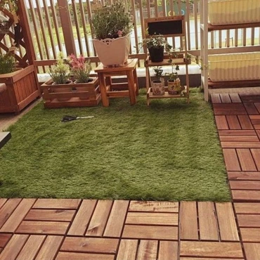 تایل ترموود ۳۰*۳۰ سه ردیفه ا Termwood tile 30x30