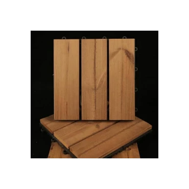 تایل ترموود ۳۰*۳۰ سه ردیفه ا Termwood tile 30x30