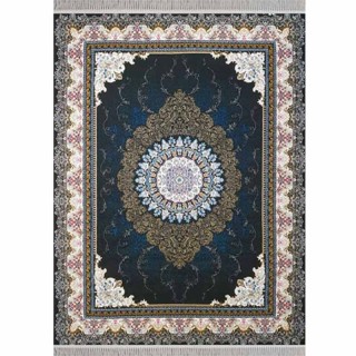 فرش دلاریس سورمه ای