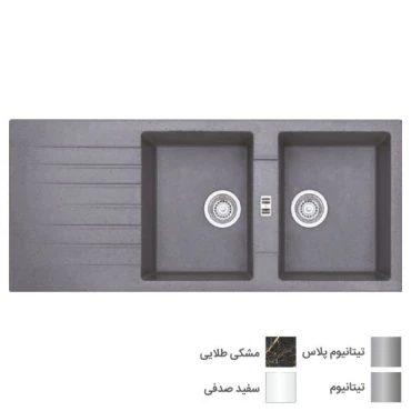 سینک گرانیتی توکار میکس پلاس +MiX مدل SG100
