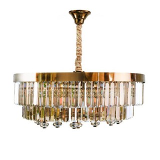 لوستر 14 شعله چشمه نور کد N2674/65 زیتونی