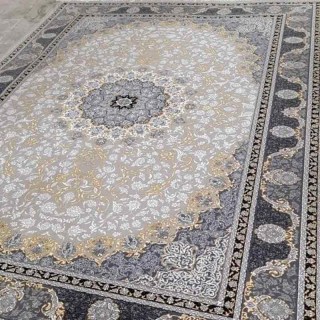 فرش ماشینی ارزان قیمت 12متری 500 شانه طرح 700 مدل مایسا رنگ فیلی